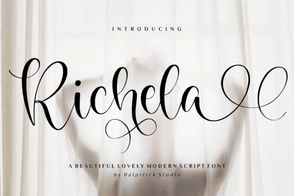Richela Font by Balpirick — Script Handwritten Font