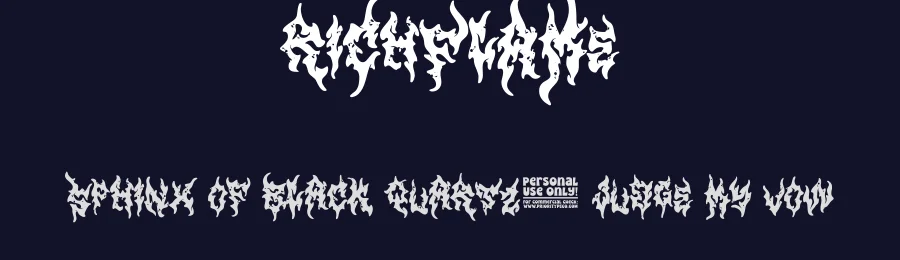 Richflame by Prioritype Co — Decorative Font — thumbnail 2