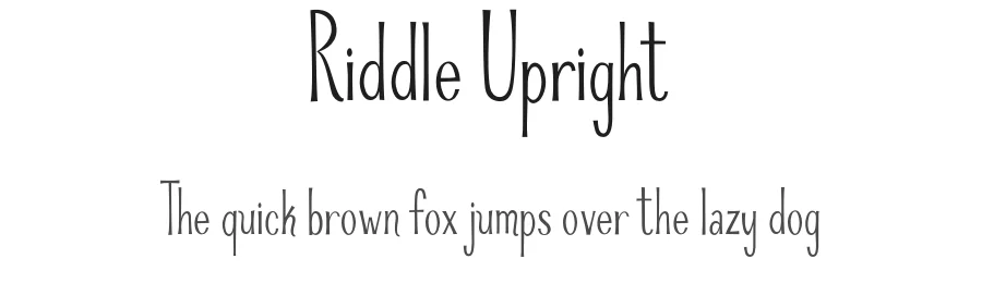Riddle Upright