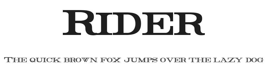 Rider