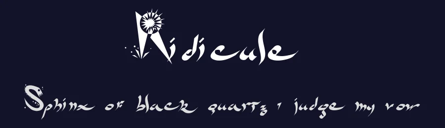 Ridicule by Don Synstelien — Decorative Font — thumbnail 2