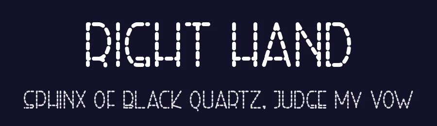 Right Hand by !bey Design — Sans Serif Font — thumbnail 2