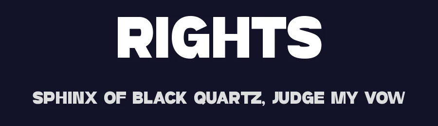 Rights by Perfectype — Sans Serif Font — thumbnail 2