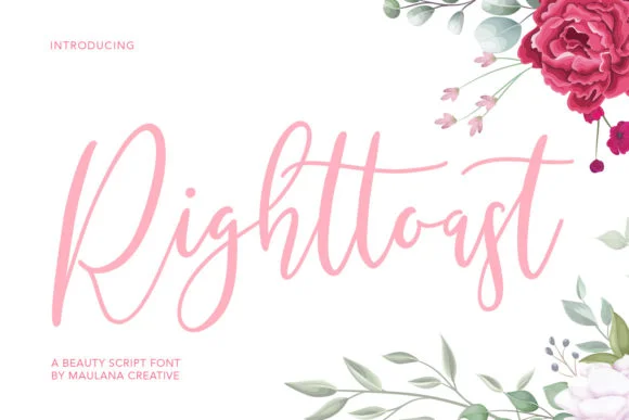 Righttoast Font by Maulana Creative — Script Handwritten Font