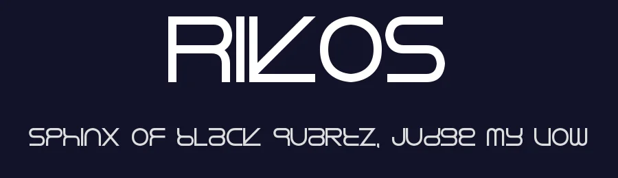 Rikos by Fenotype — Display Font — thumbnail 2