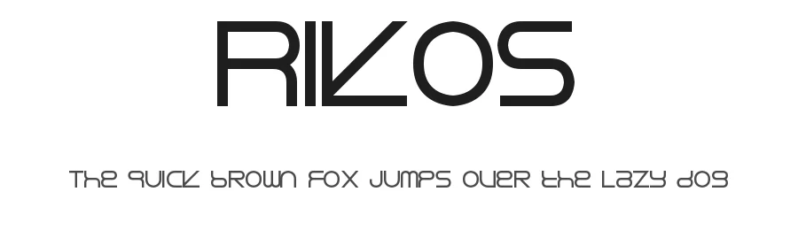 Rikos by Fenotype — Display Font