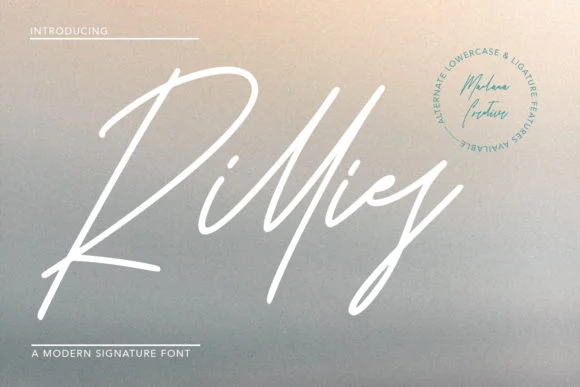 Rillies Font by Maulana Creative — Script Handwritten Font