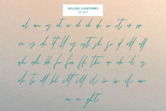 Rillies Font by Maulana Creative — Script Handwritten Font — thumbnail 9