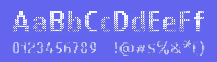 Ring Matrix by Peter Wiegel — Display Font — thumbnail 3