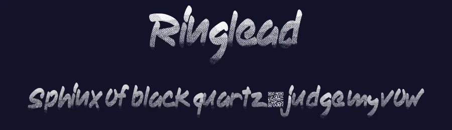 Ringlead by Xerographer Fonts — Script Handwritten Font — thumbnail 2