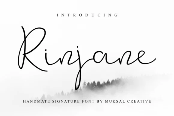 Rinjane Font by Muksal Creative — Script Handwritten Font