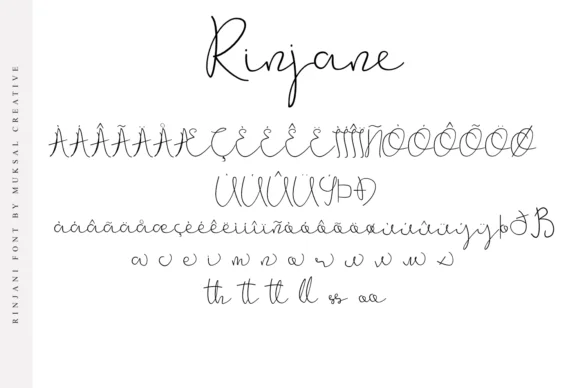 Rinjane Font by Muksal Creative — Script Handwritten Font — thumbnail 8