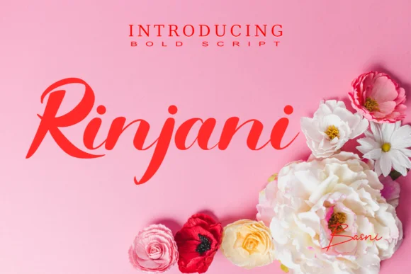 Rinjani Font by bee.genin by bee.genin — Script Handwritten Font