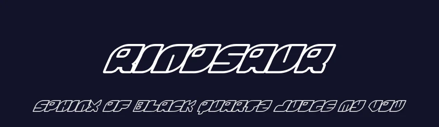 Rinosaur by Fonts Bomb — Decorative Font — thumbnail 2
