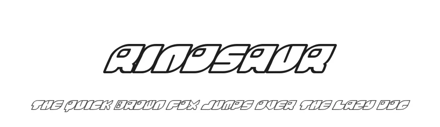 Rinosaur by Fonts Bomb โ Decorative Font