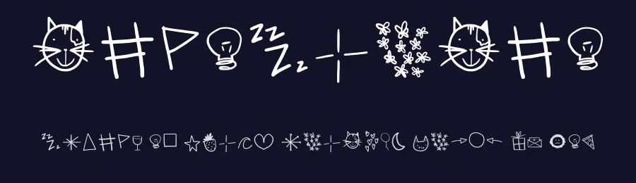Rinosaurio by Tat Rock — Dingbats Font — thumbnail 2