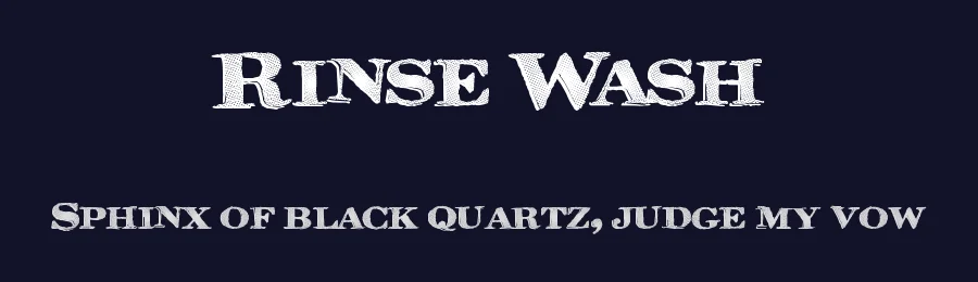 Rinse Wash by Xerographer Fonts — Decorative Font — thumbnail 2