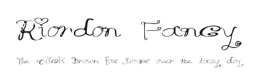 Riordon Fancy by Thomas Thurman — Decorative Font