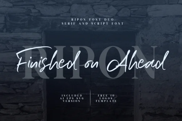 Ripon Duo Font by Graphicfresh — Script Handwritten Font