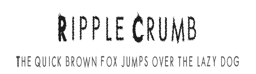 Ripple Crumb by Astigmatic One Eye Typographic Institute — Decorative Font