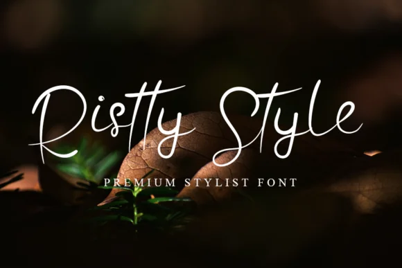 Ristty Style Font by FL Space — Script Handwritten Font