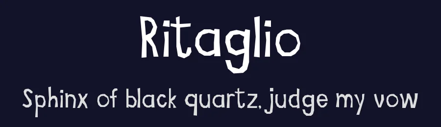 Ritaglio by Emilie Rollandin — Decorative Font — thumbnail 2