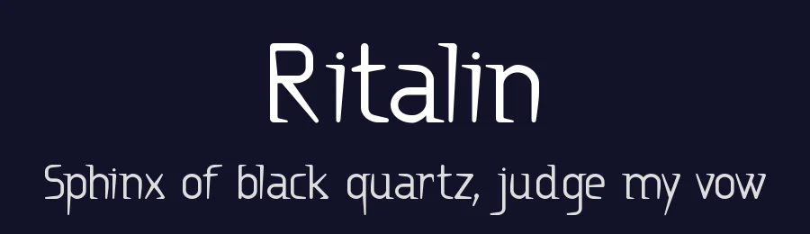 Ritalin by Apostrophic Labs — Sans Serif Font — thumbnail 2