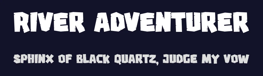 River Adventurer by Tokokoo Studio — Decorative Font — thumbnail 2