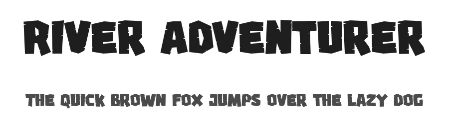 River Adventurer by Tokokoo Studio — Decorative Font
