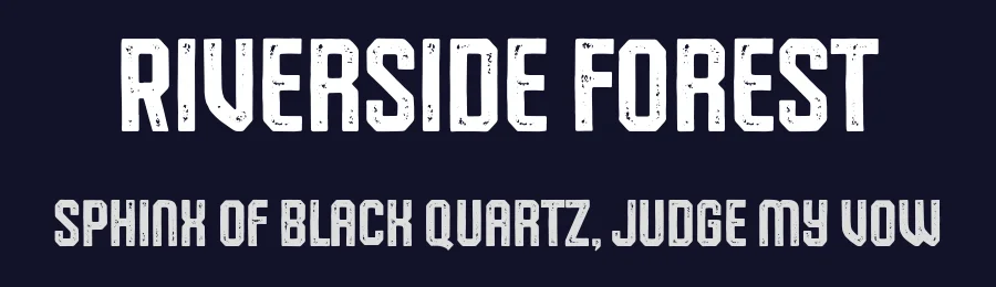 Riverside Forest by Letterhend Studio — Decorative Font — thumbnail 2