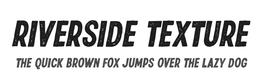 Riverside Texture by PremiereGraphics — Decorative Font