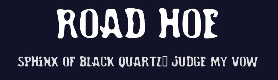 Road Hoe by Fontocide — Decorative Font — thumbnail 2