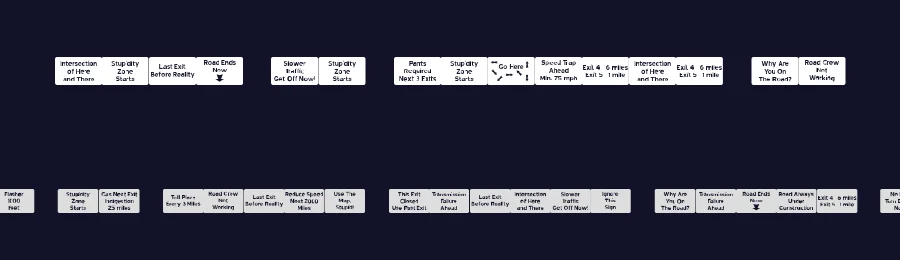 Road to Nowhere JL by Jeff Levine — Dingbats Font — thumbnail 2