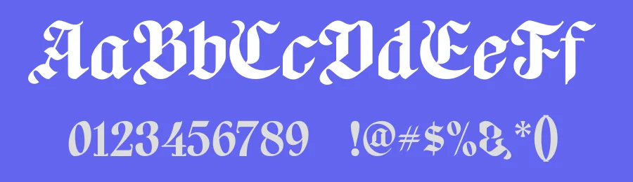Road Wild by Yoga Perdana — Blackletter Font — thumbnail 3