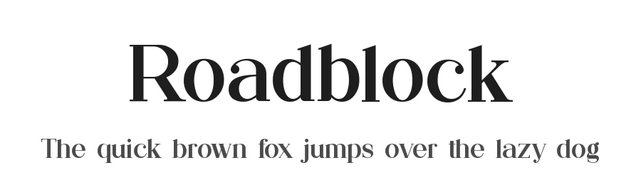 Roadblock