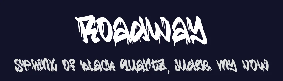 Roadway by Din Studio — Script Handwritten Font — thumbnail 2