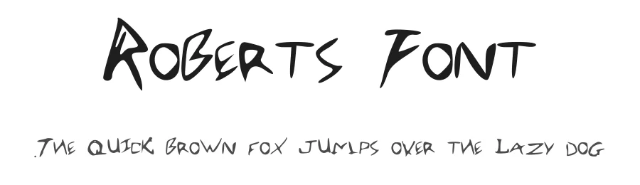 Roberts Font