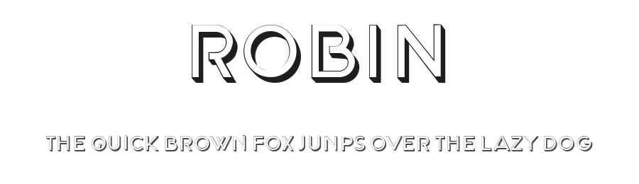 Robin by Vladimir Nikolic — Sans Serif Font