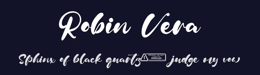 Robin Vera by Kong Font — Script Handwritten Font — thumbnail 2