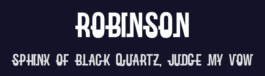 Robinson by Jujun Gag — Decorative Font — thumbnail 2