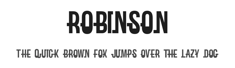 Robinson by Jujun Gag β Decorative Font