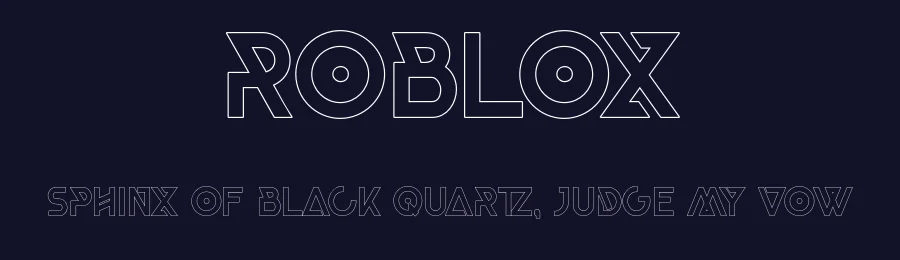 Roblox by 177Studio — Display Font — thumbnail 2