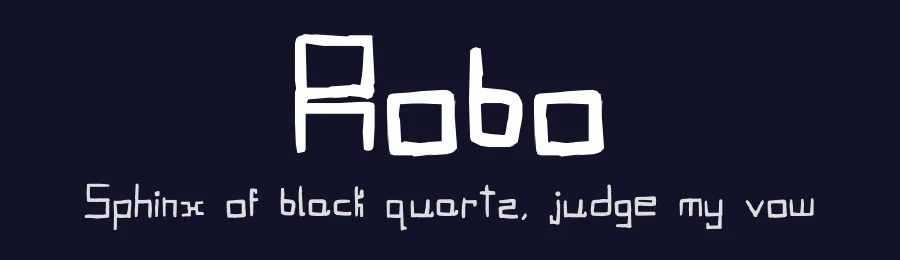 Robo by Reilly Drew — Decorative Font — thumbnail 2