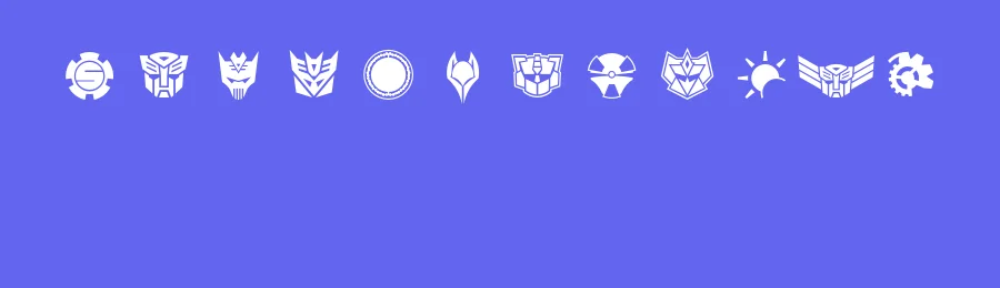 Robofan Symbol by Cesar Puertas — Dingbats Font — thumbnail 3