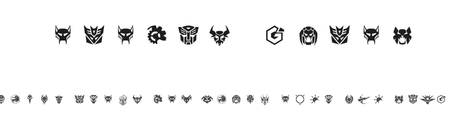 Robofan Symbol by Cesar Puertas — Dingbats Font