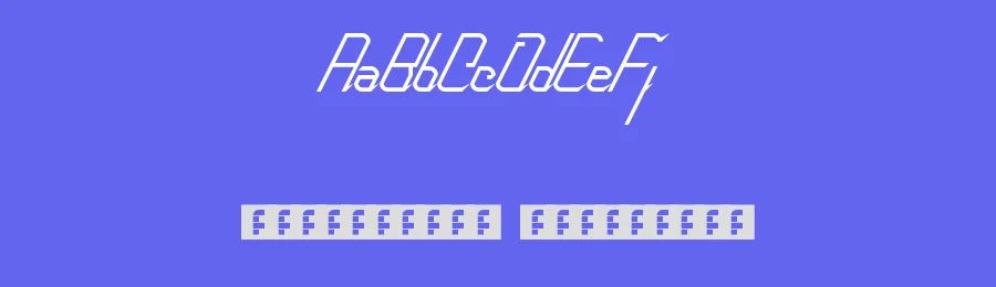 Roboscript by softhunterdevil — Decorative Font — thumbnail 3