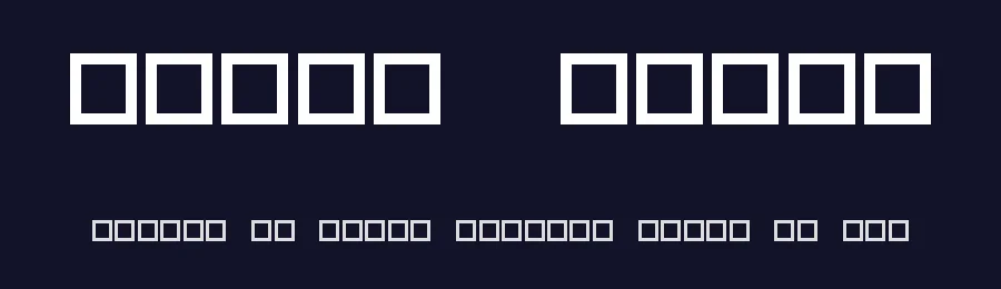 Robot Crisis by fontvir.us — Dingbats Font — thumbnail 2
