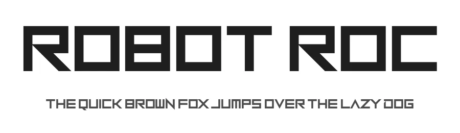 Robot Roc by Chequered Ink — Display Font