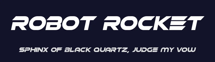 Robot Rocket by Hawtpixel — Display Font — thumbnail 2