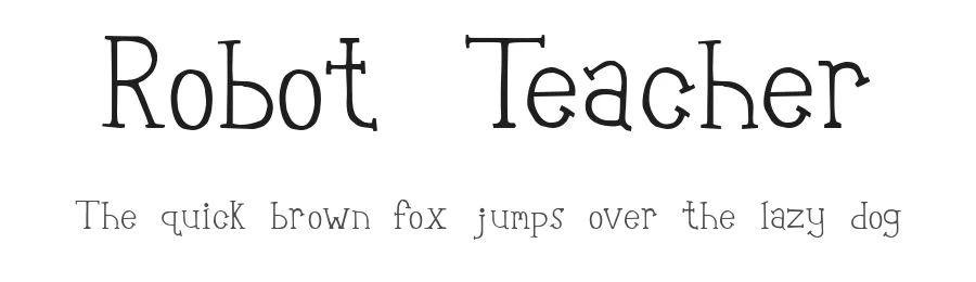 Robot Teacher